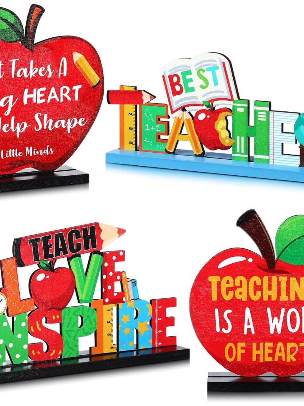 3 Pack Teacher Appreciation Table Centerpieces Best Teacher Sign Table Decoratio